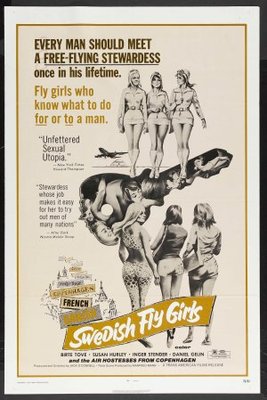 Christa: Swedish Fly Girls movie poster (1971) poster with hanger