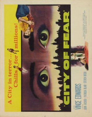 City of Fear movie poster (1959) metal framed poster