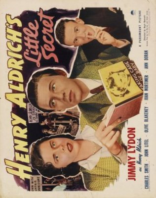 Henry Aldrich's Little Secret movie poster (1944) metal framed poster