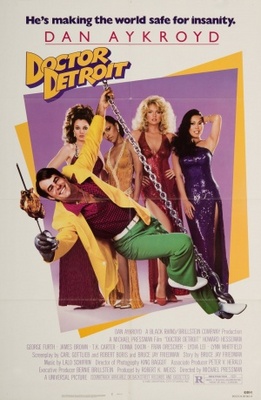 Doctor Detroit movie poster (1983) metal framed poster