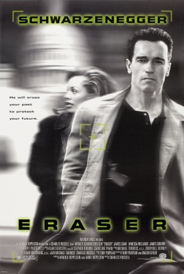 Eraser movie poster (1996) wood print