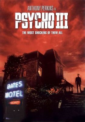 Psycho III movie poster (1986) pillow