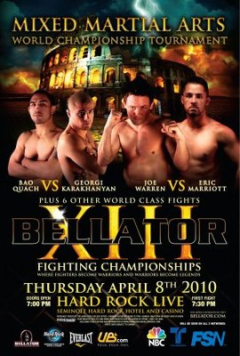 Bellator Fighting Championships movie poster (2009) wood print