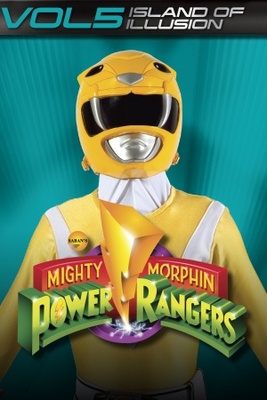 Mighty Morphin' Power Rangers movie poster (1993) wooden framed poster