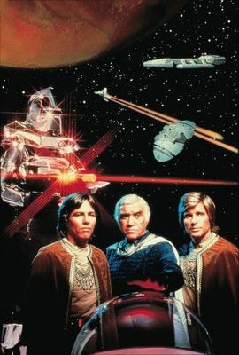 Battlestar Galactica movie poster (1978) wooden framed poster