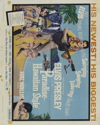 Paradise, Hawaiian Style movie poster (1966) poster with hanger