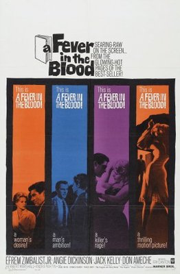 A Fever in the Blood movie poster (1961) wooden framed poster