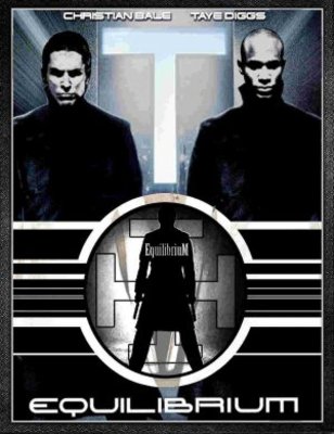 Equilibrium movie poster (2002) wooden framed poster