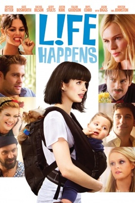 L!fe Happens movie poster (2011) wooden framed poster