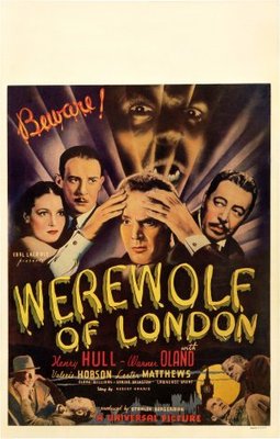 Werewolf of London movie poster (1935) metal framed poster