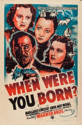 When Were You Born movie poster (1938) metal framed poster