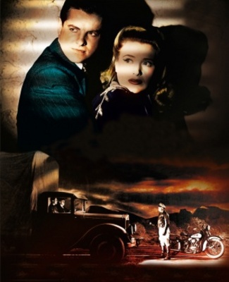 Saboteur movie poster (1942) wood print