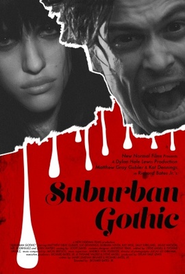 Suburban Gothic movie poster (2014) metal framed poster