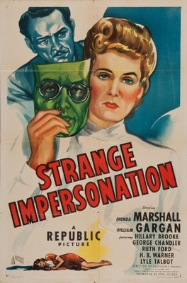 Strange Impersonation movie poster (1946) poster
