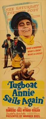 Tugboat Annie Sails Again movie poster (1940) pillow