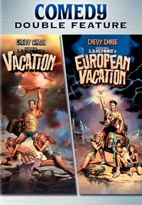 European Vacation movie poster (1985) wood print