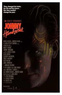 Johnny Handsome movie poster (1989) metal framed poster