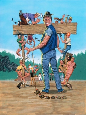 Ernest Goes to Camp movie poster (1987) wood print