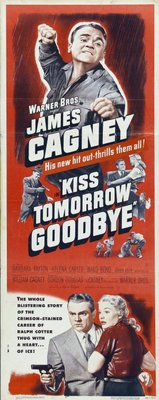 Kiss Tomorrow Goodbye movie poster (1950) wooden framed poster