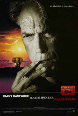 White Hunter Black Heart movie poster (1990) metal framed poster