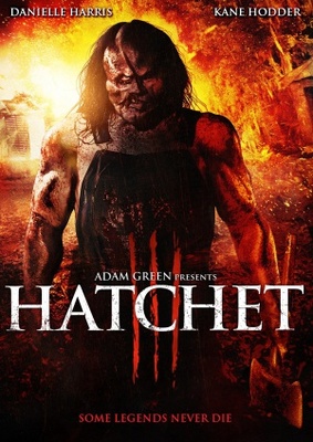 Hatchet III movie poster (2012) wooden framed poster