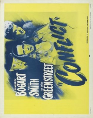 Conflict movie poster (1945) wood print
