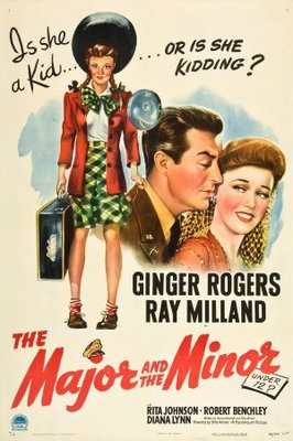 The Major and the Minor movie poster (1942) wood print