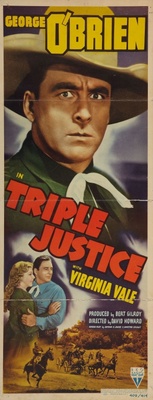 Triple Justice movie poster (1940) mouse pad