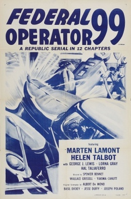 Federal Operator 99 movie poster (1945) metal framed poster