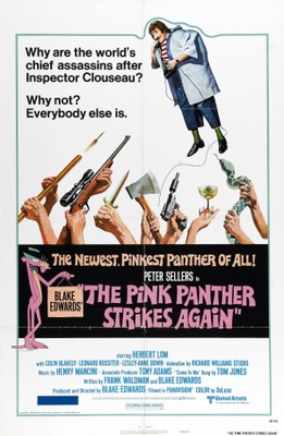 The Pink Panther Strikes Again movie poster (1976) sweatshirt