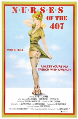 N*u*r*s*e*s of the 407th movie poster (1983) Stickers MOV_a554a176