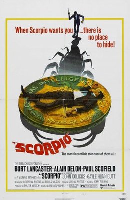 Scorpio movie poster (1973) metal framed poster