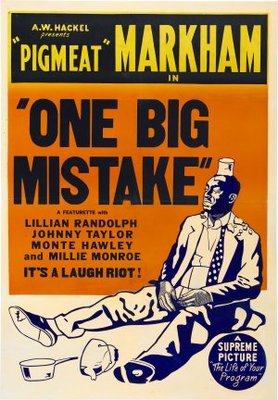 One Big Mistake movie poster (1940) Mouse Pad MOV_a5a132ba