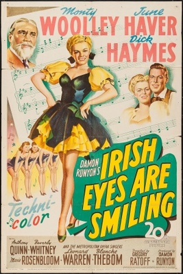 Irish Eyes Are Smiling movie poster (1944) wooden framed poster