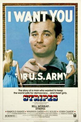 Stripes movie poster (1981) poster with hanger