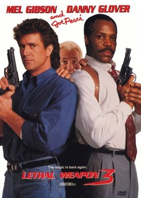 Lethal Weapon 3 movie poster (1992) poster with hanger