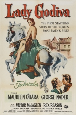 Lady Godiva of Coventry movie poster (1955) poster with hanger
