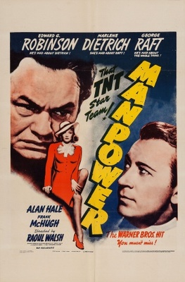 Manpower movie poster (1941) hoodie