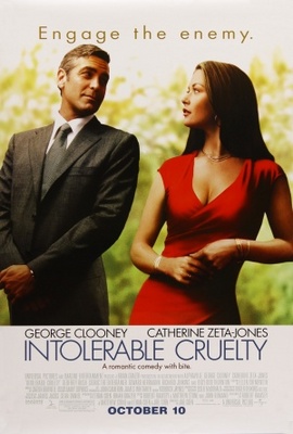 Intolerable Cruelty movie poster (2003) wood print