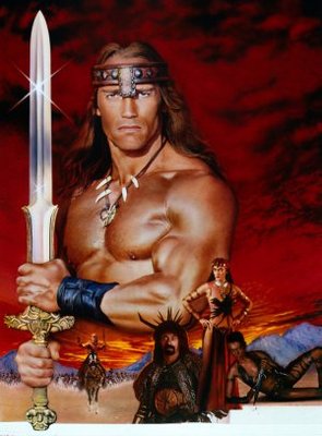 Conan The Destroyer movie poster (1984) mouse pad