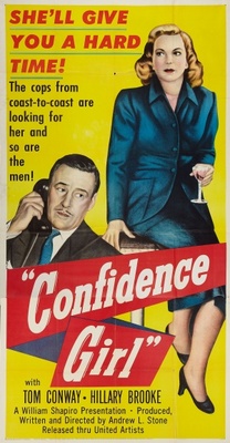 Confidence Girl movie poster (1952) tote bag