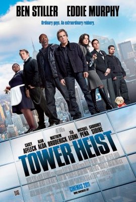Tower Heist movie poster (2011) wood print