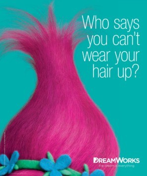 Trolls movie poster (2016) canvas poster