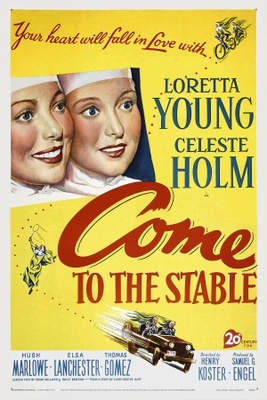 Come to the Stable movie poster (1949) wooden framed poster