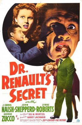 Dr. Renault's Secret movie poster (1942) metal framed poster