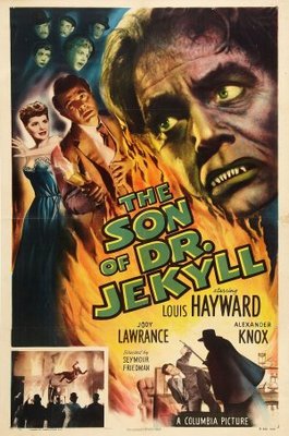 The Son of Dr. Jekyll movie poster (1951) wooden framed poster