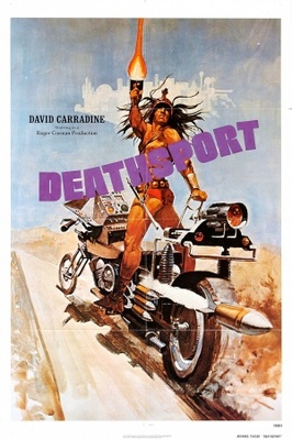 Deathsport movie poster (1978) metal framed poster