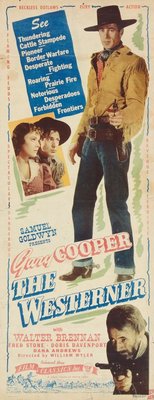 The Westerner movie poster (1940) poster
