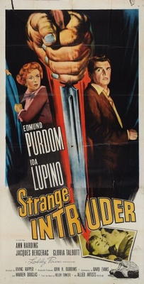 Strange Intruder movie poster (1956) metal framed poster