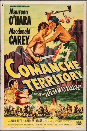 Comanche Territory movie poster (1950) canvas poster